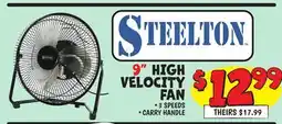 Ollie's STEELTON HIGH VELOCITY FAN offer