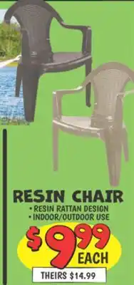 Ollie's RESIN CHAIR offer