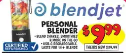 Ollie's BLENDJET PERSONAL BLENDER offer