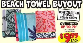 Ollie's BEACH TOWEL offer