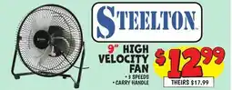 Ollie's STEELTON 9 HIGH VELOCITY FAN offer