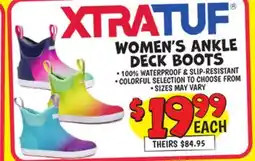 Ollie's XTRA TUF OMEN'S ANKLE DECK BOOTS offer