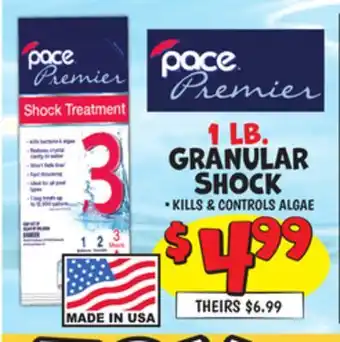 Ollie's PACE PREMIER 1 LB. GRANULAR SHOCK offer