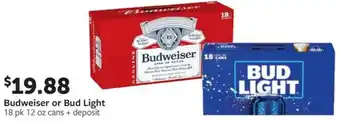 Fareway Budweiser or bud light offer