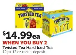 Fareway Twisted tea hard iced tea offer