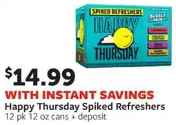 Fareway Happy thursday spiked refreshers offer