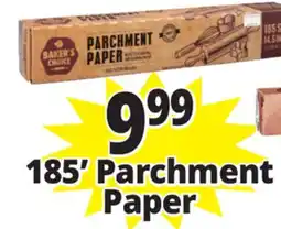 Ocean State Job Lot Baker's Choice Parchment Paper 181 Sq ft offer