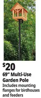 Ocean State Job Lot 69 Multi-Use Garden Pole offer