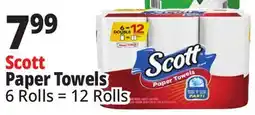 Ocean State Job Lot Scott Paper Towels offer