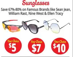 Ocean State Job Lot Sunglasses offer