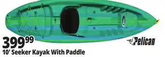 Ocean State Job Lot Seeker 100X Kayak w/ Paddle offer