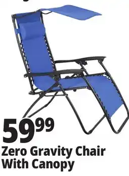 Ocean State Job Lot Zero Gravity Chair With Canopy offer
