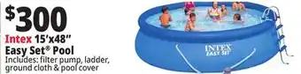 Ocean State Job Lot 15' x 48 Easy Set Pool offer