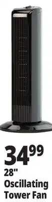 Ocean State Job Lot 28 Oscillating Tower Fan offer
