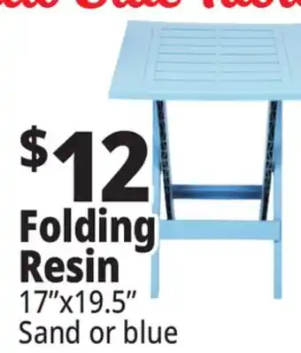 Ocean State Job Lot Folding Resin offer