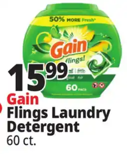 Ocean State Job Lot Flings Oxi Boost and Febreze Original Scent Laundry Detergent Pacs 60 Count offer