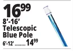 Ocean State Job Lot 8'-16' Telescopic Blue Pole offer