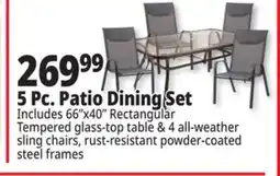 Ocean State Job Lot 5 Pc Patio Dining Set offer
