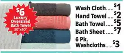 Ocean State Job Lot Bath Towels offer