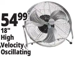Ocean State Job Lot Penguin High Velocity Internal Oscillation Floor Fan 18 offer