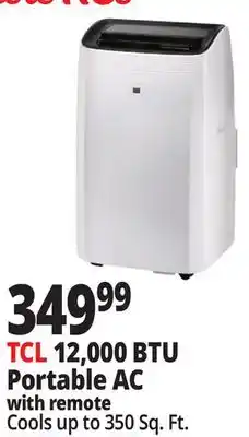 Ocean State Job Lot 12,000 BTU Portable AC with remote offer