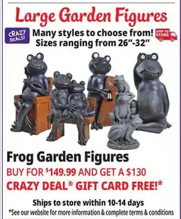 Ocean State Job Lot Large Garden Figures offer