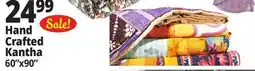 Ocean State Job Lot Handmade Kantha Quilt 60 x 90 offer