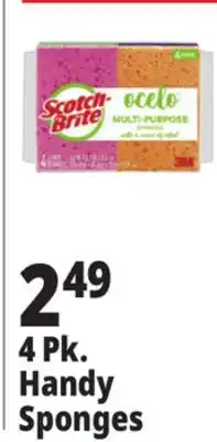 Ocean State Job Lot 4 Pk. Handy Sponges offer