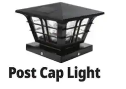 Ocean State Job Lot Outdoor Living Accents Craftsman Style Solar LED Post Cap Light offer