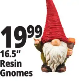 Ocean State Job Lot Outdoor Living Accents Resin Garden Gnome 16.5 offer