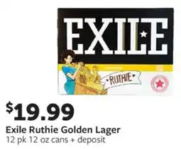 Fareway Exile ruthie golden lager offer