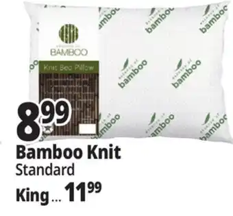 Ocean State Job Lot Essence of Bamboo Knit Jumbo Pillow offer