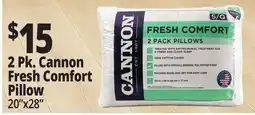 Ocean State Job Lot 2 Pk. Cannon Fresh Comfort Pillow offer