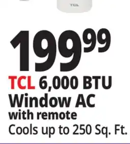 Ocean State Job Lot TCL 6 000 BTU Smart Window Air Conditioner offer