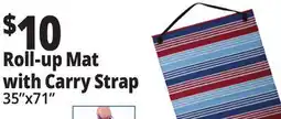 Ocean State Job Lot Roll-Up Beach Mat with Strap offer