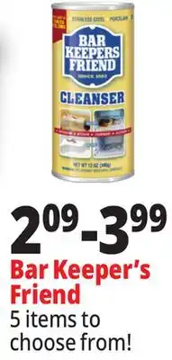 Ocean State Job Lot Bar Keepers Friend Powder Cleanser 12 oz offer