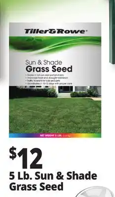 Ocean State Job Lot 5 Lb. Sun & Shade Grass Seed offer
