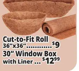 Ocean State Job Lot Basket Liners Cut-to Fit Roll, 30 Window Box With Liner offer