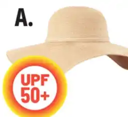 Ocean State Job Lot Extra-Wide Brim Straw Sun Hat offer