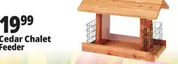 Ocean State Job Lot Cedar Chalet Feeder offer