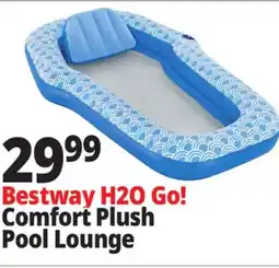Ocean State Job Lot Bestway H2O Go! Comfort Plush Pool Lounge offer