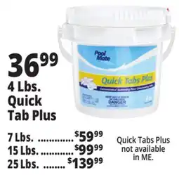 Ocean State Job Lot 4 Lbs. Quick Tab Plus offer