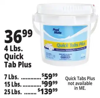 Ocean State Job Lot 4 Lbs. Quick Tab Plus offer