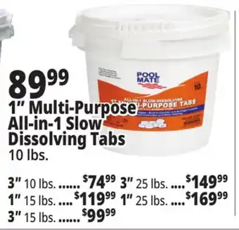 Ocean State Job Lot 1 Multi-Purpose All-in-1 Slow Dissolving Tabs offer