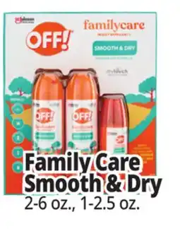 Ocean State Job Lot OFF! Family Care Smooth & Dry offer