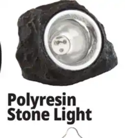 Ocean State Job Lot Polyresin Stone Light offer