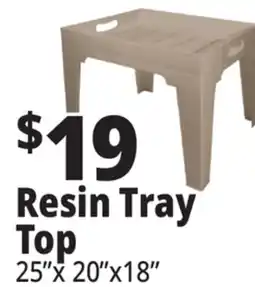 Ocean State Job Lot Resin Tray Top offer