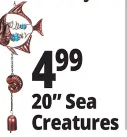Ocean State Job Lot 20 Sea Creature Wind Chime offer