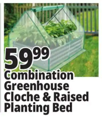 Ocean State Job Lot Combination greenhouse cloche & raised planting bed offer