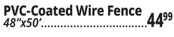 Ocean State Job Lot PVC-Coated Wire Fence offer